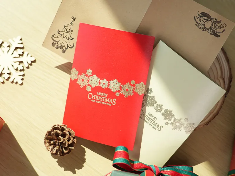 Christmas Coloured Greeting Card image 1