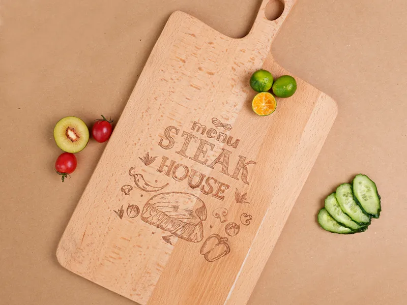 Food Wooden Cutting Board image 1