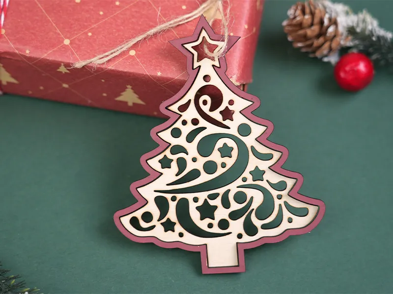 Christmas Tree Layered Decoration image 1