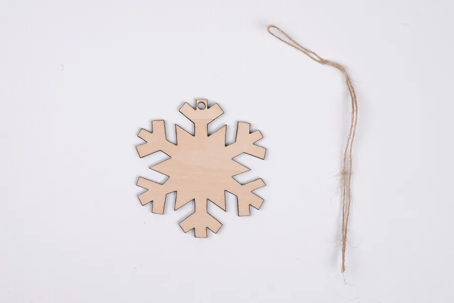 Christmas Tree Snow Ornament-Step2 -1