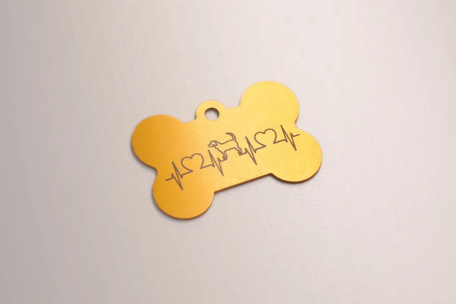 Puppy Hertbeat Necklace-Step2 -1