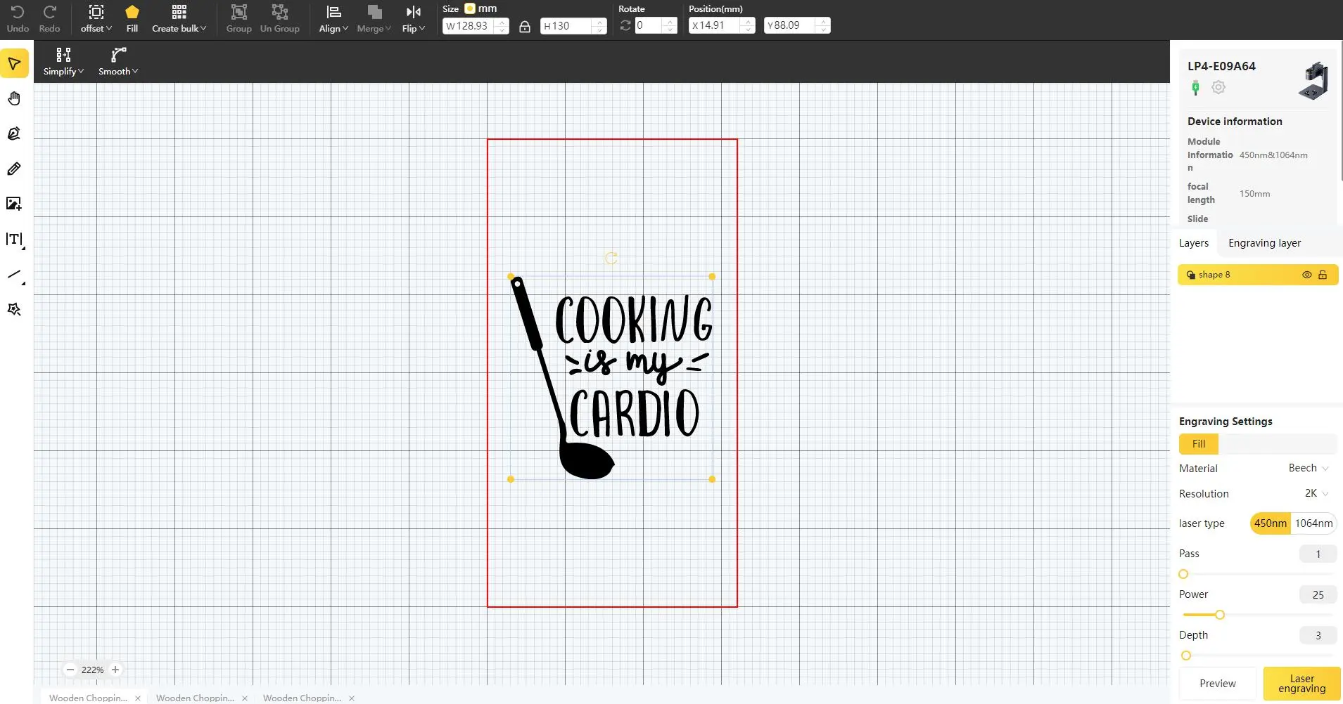 Wooden Chopping Board-Step1 -1
