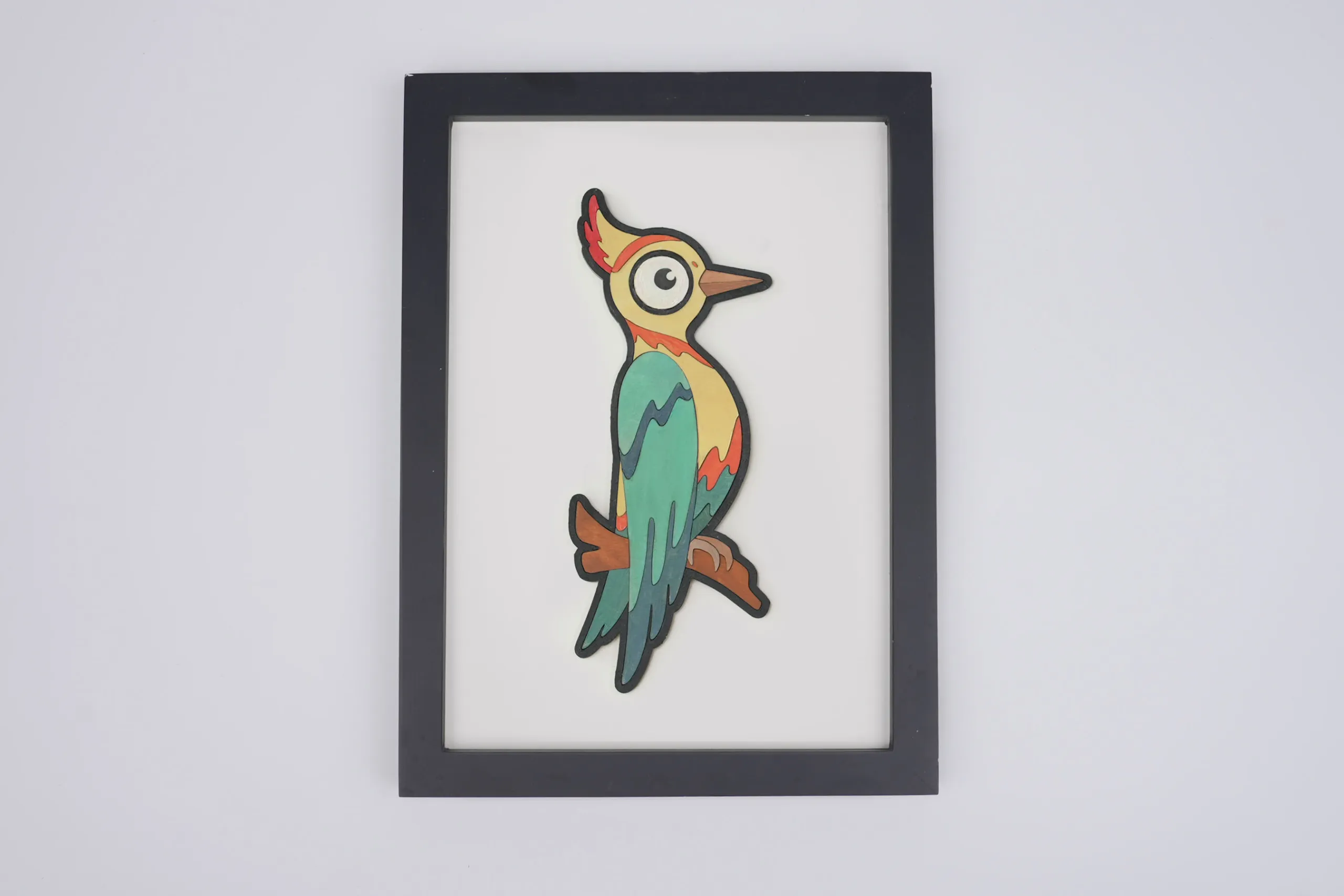 Colorful Jigsaw Woodpecker-Step2 -2
