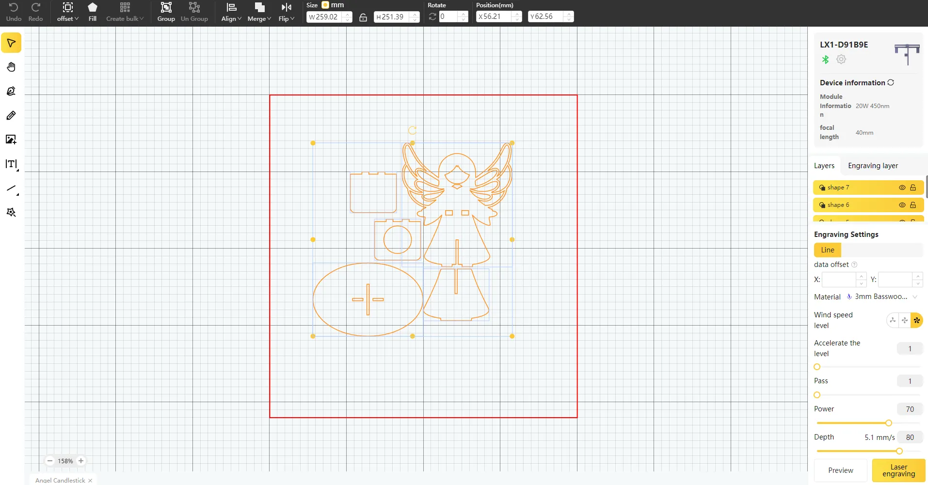 Angel Candlestick-Step1 -1