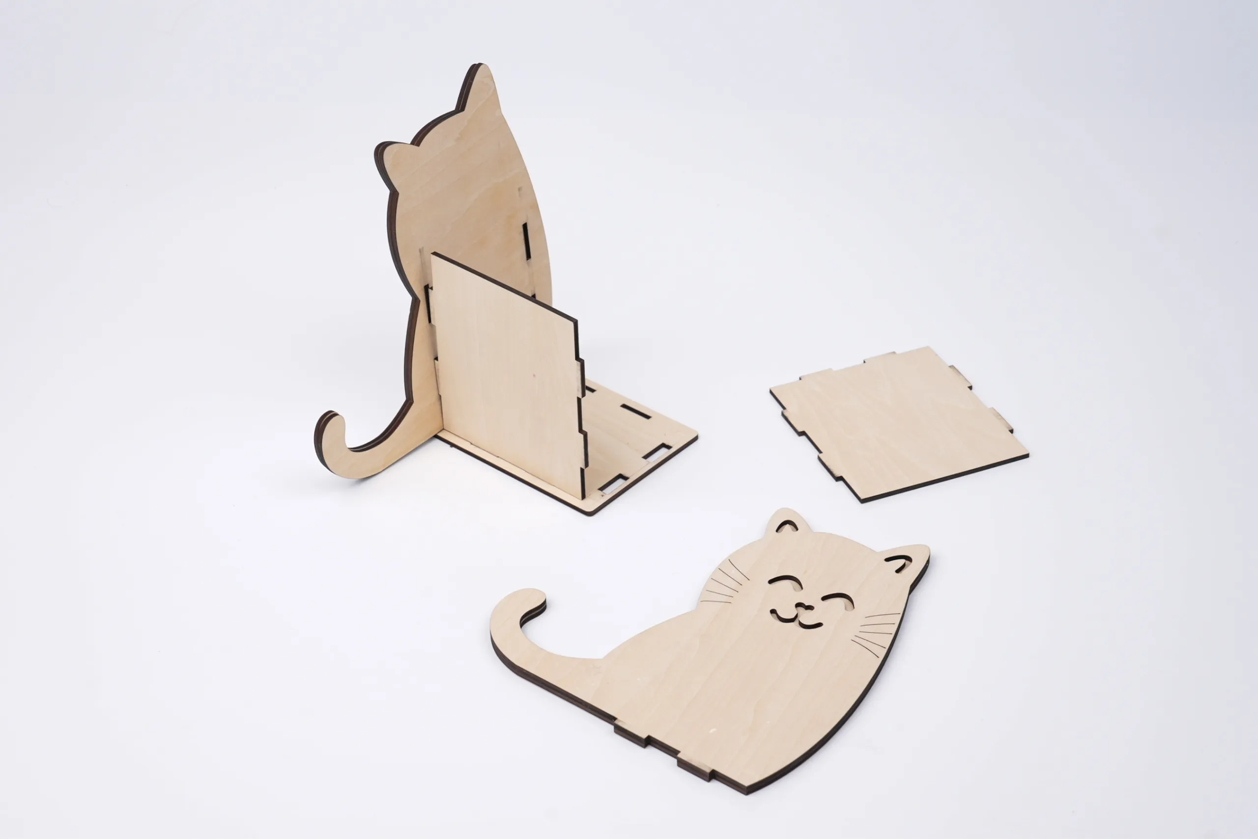 Wooden Cat Pen Holder-Step2 -3