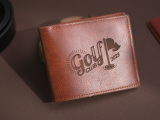 Golf Graphic Leather Wallet thumbnail 1