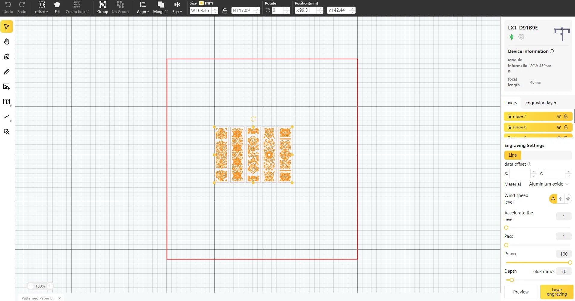 Patterned Paper Bookmark-Step1 -1