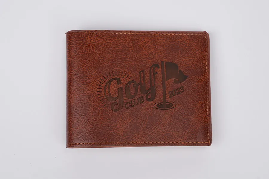 Golf Graphic Leather Wallet-Step2 -1