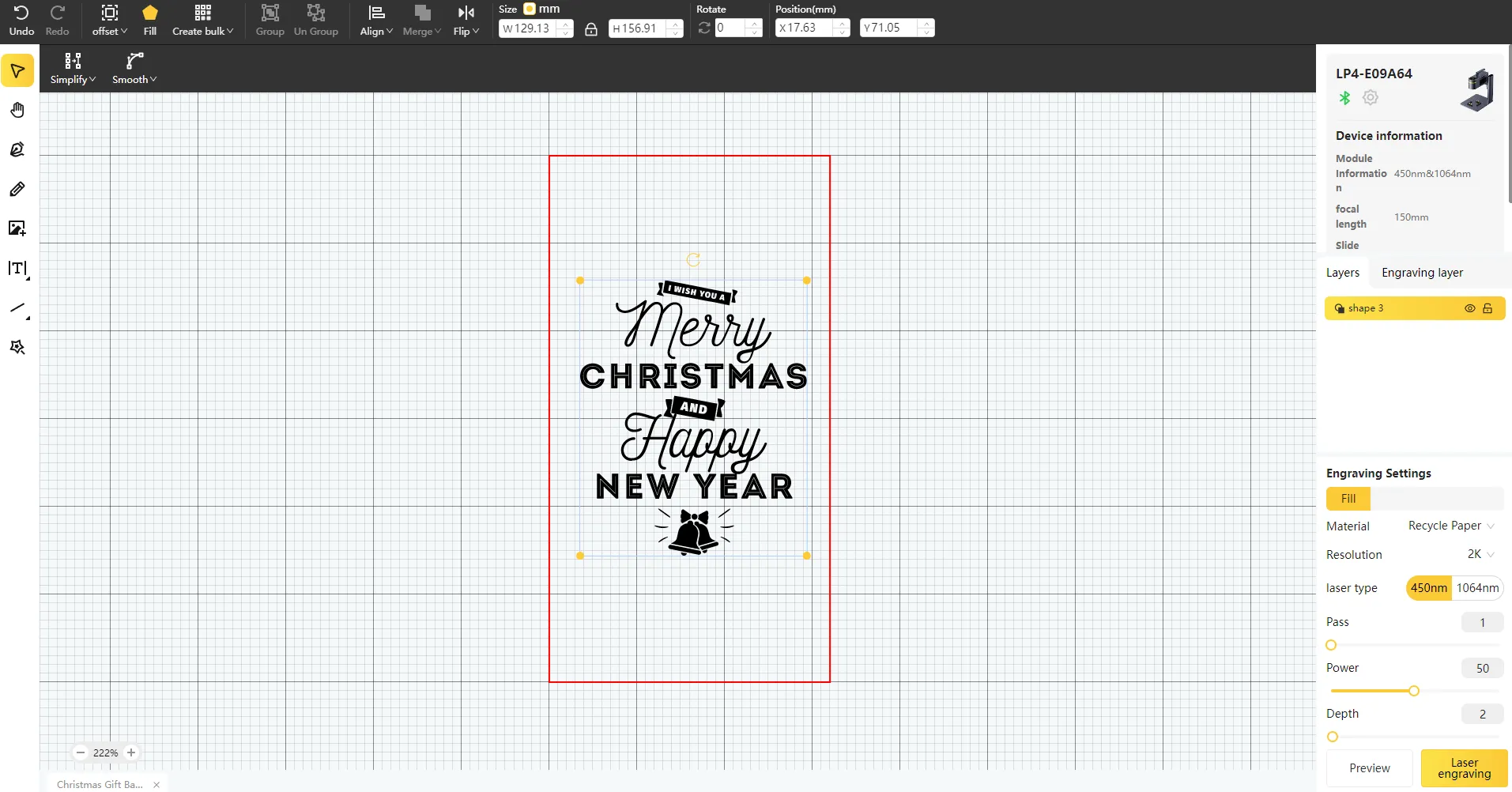 Christmas Gift Bags-Step1 -1