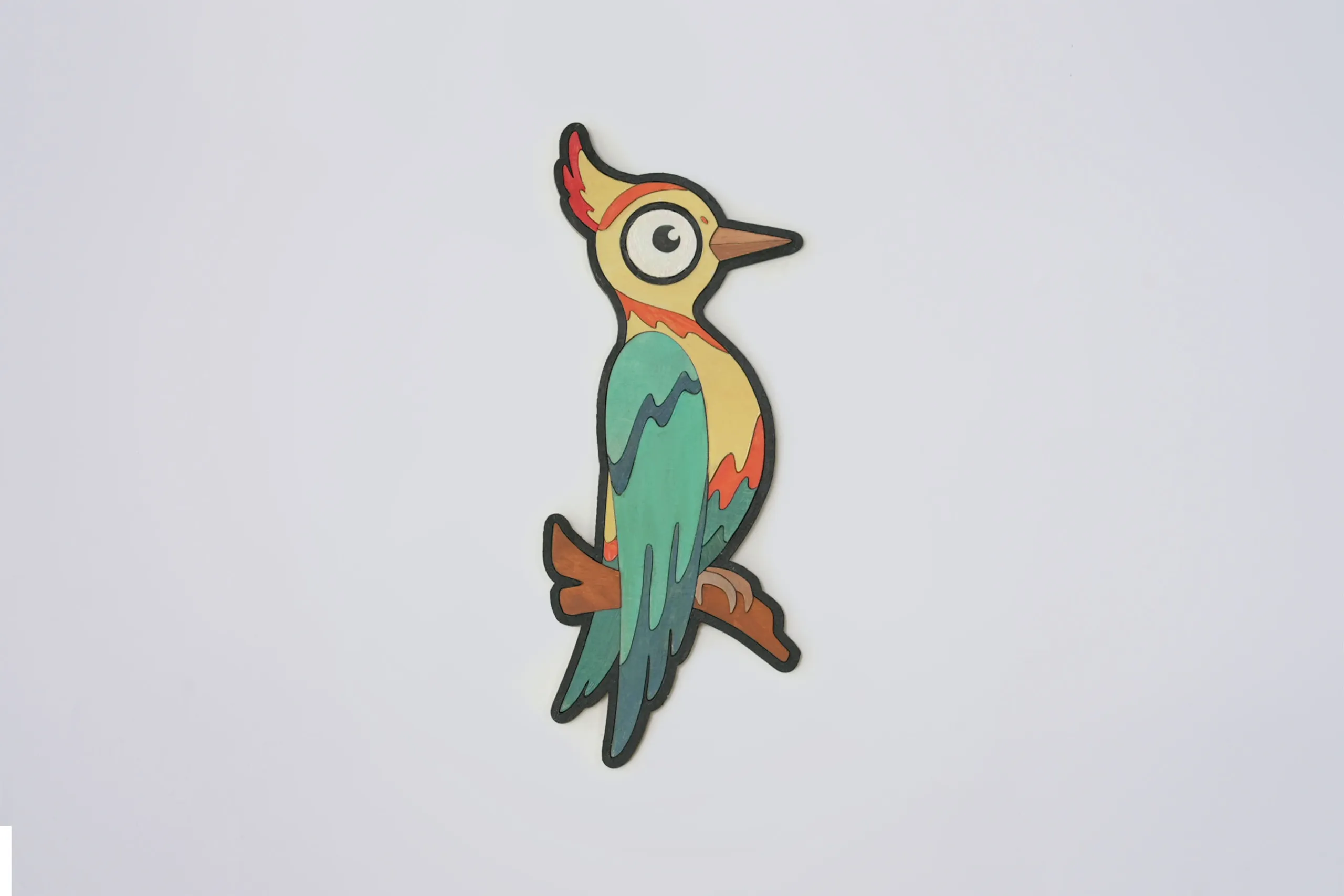 Colorful Jigsaw Woodpecker-Step2 -1