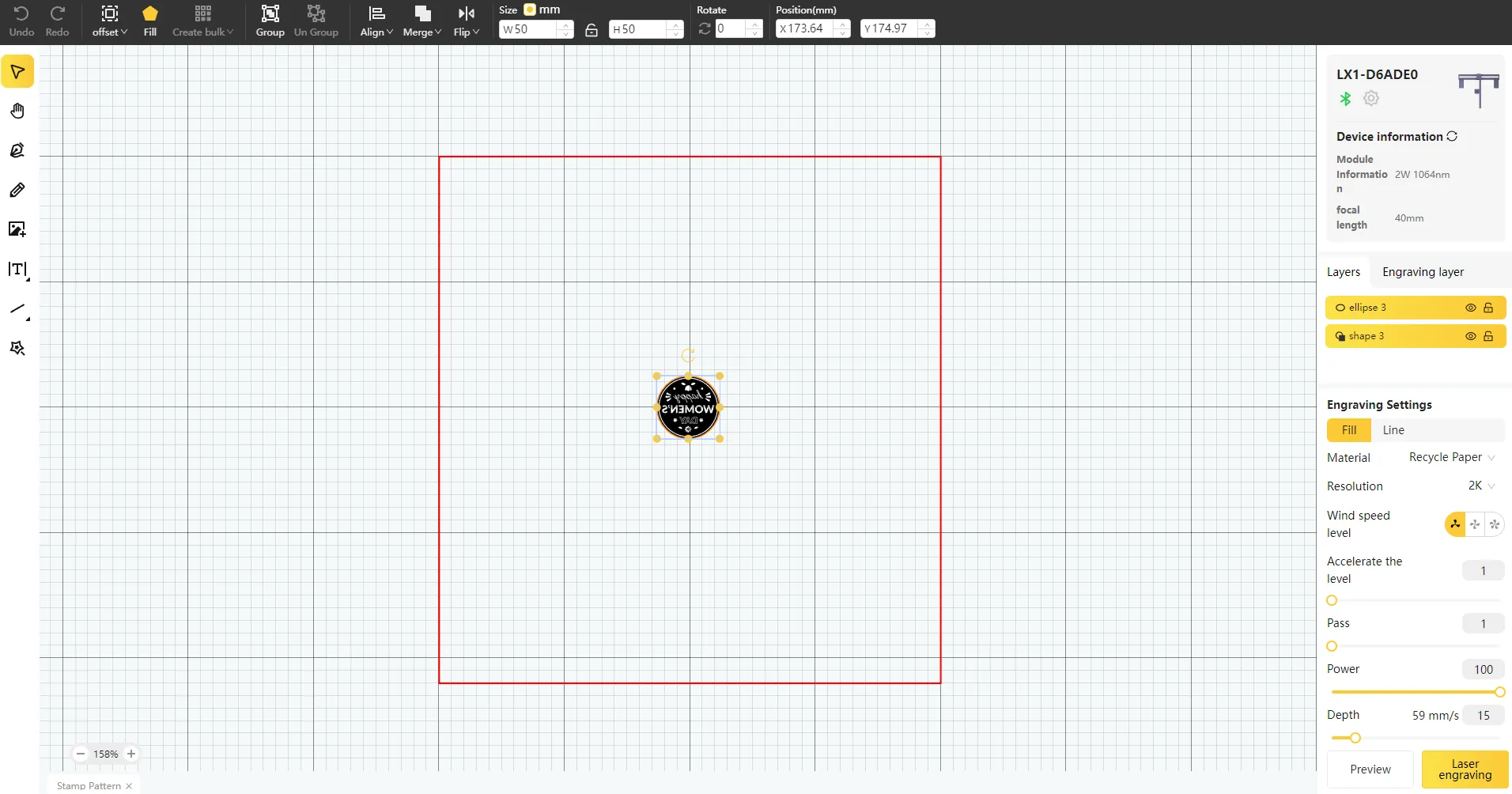 Stamp Pattern-Step1 -1