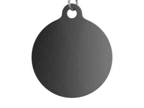Blank round ID Tag image 1