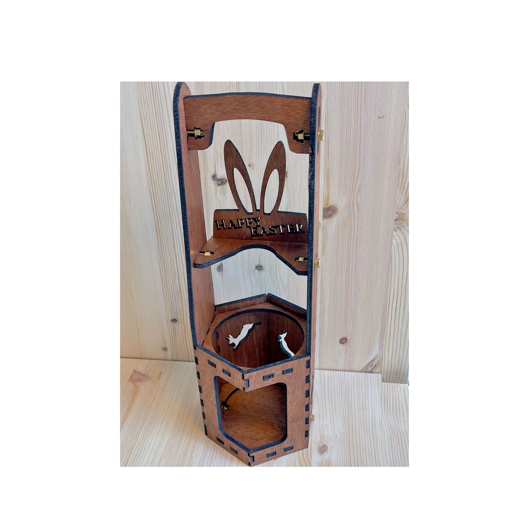 Hexagonal Easter bottle box.  image 1