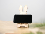 Wooden Rabbit Phone Holder thumbnail 2