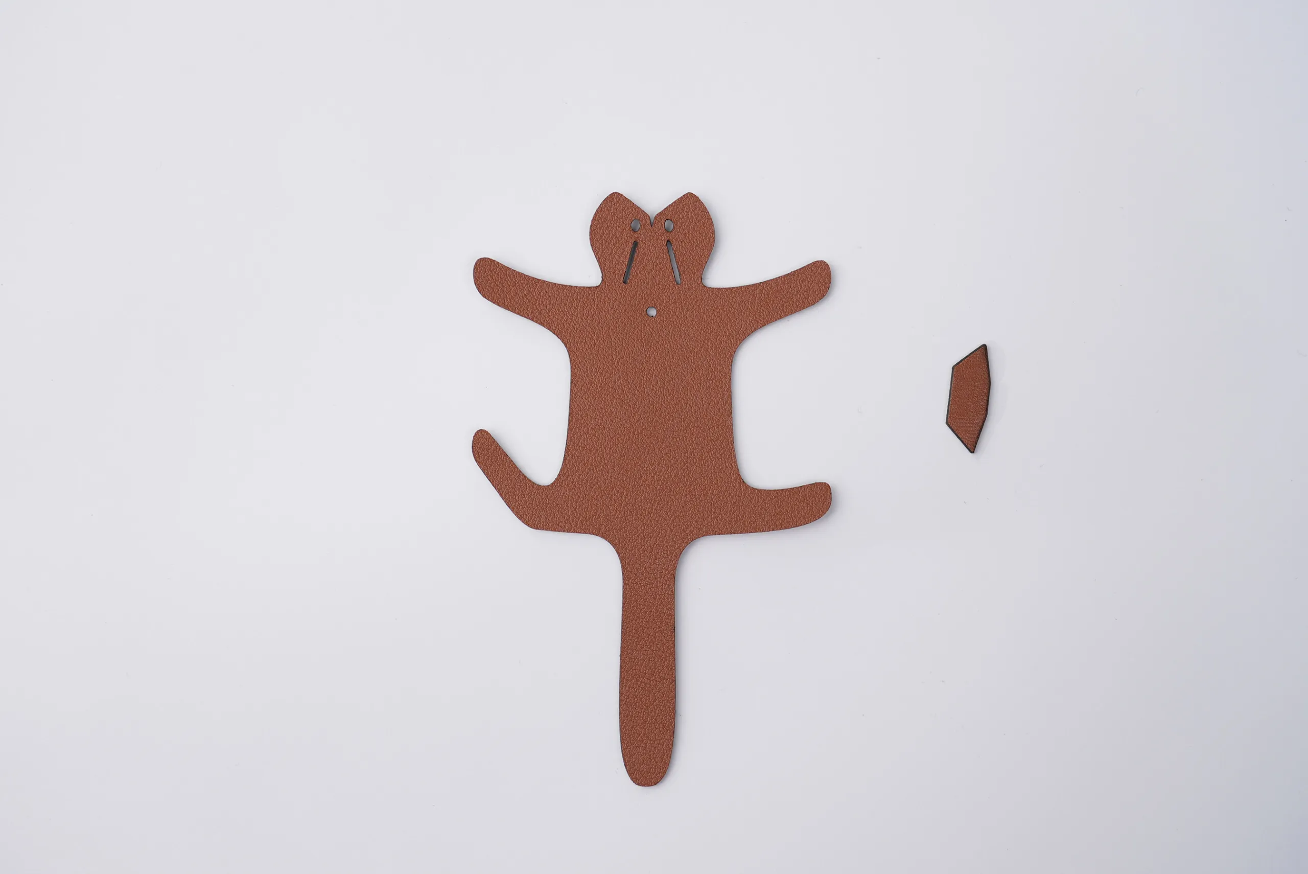 Cat Leather Pendant image 1