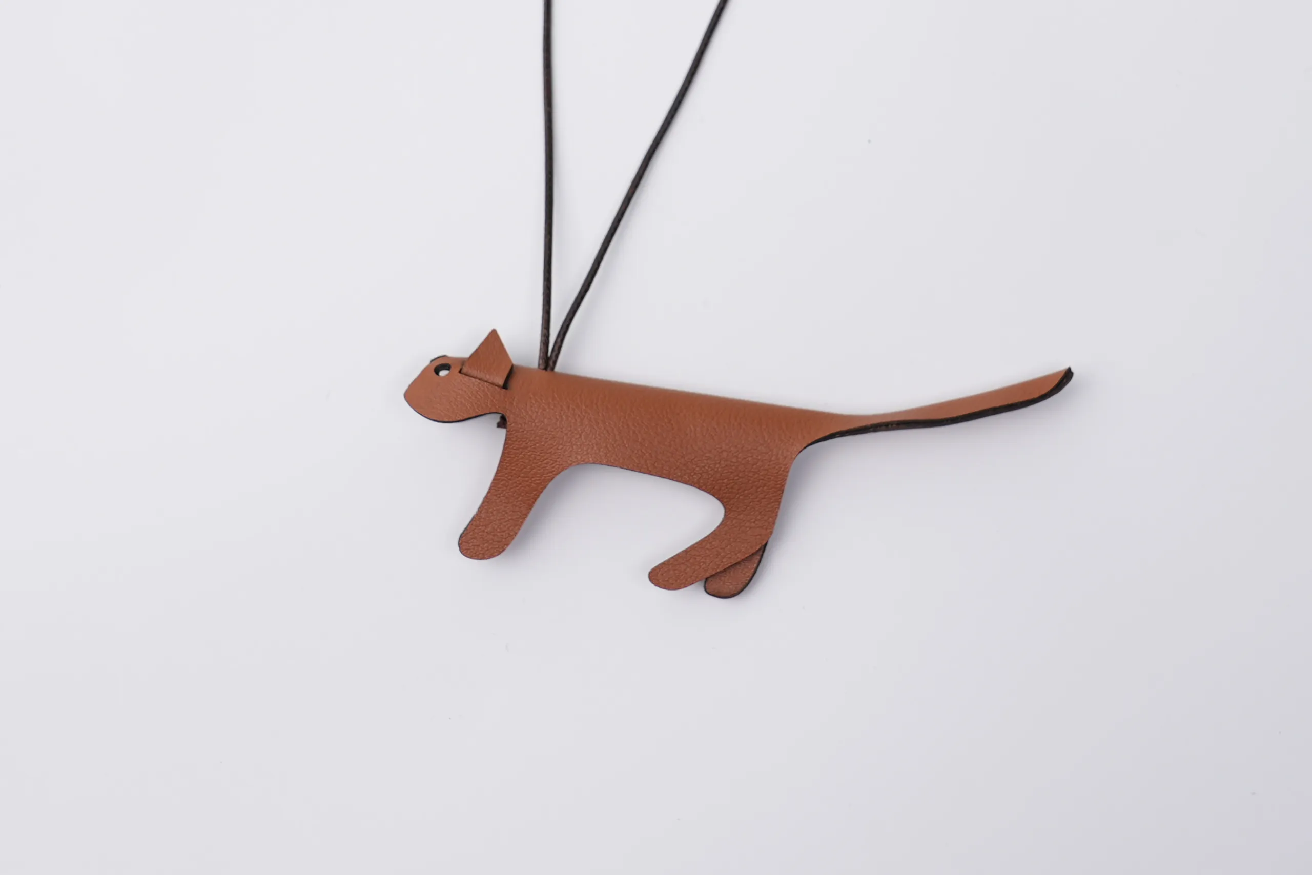 Cat Leather Pendant image 2