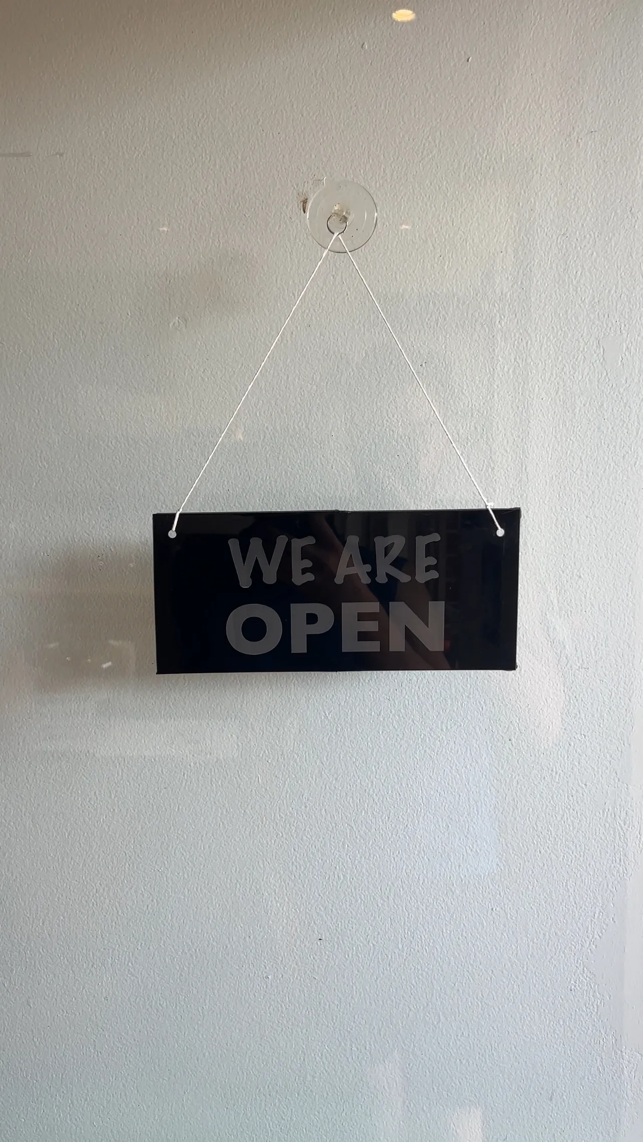 We are Open/Closed sign image 1