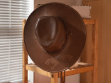 Leather Cowboy Hat thumbnail 1