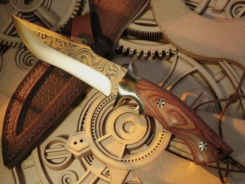 Vintage Patterned Knife
