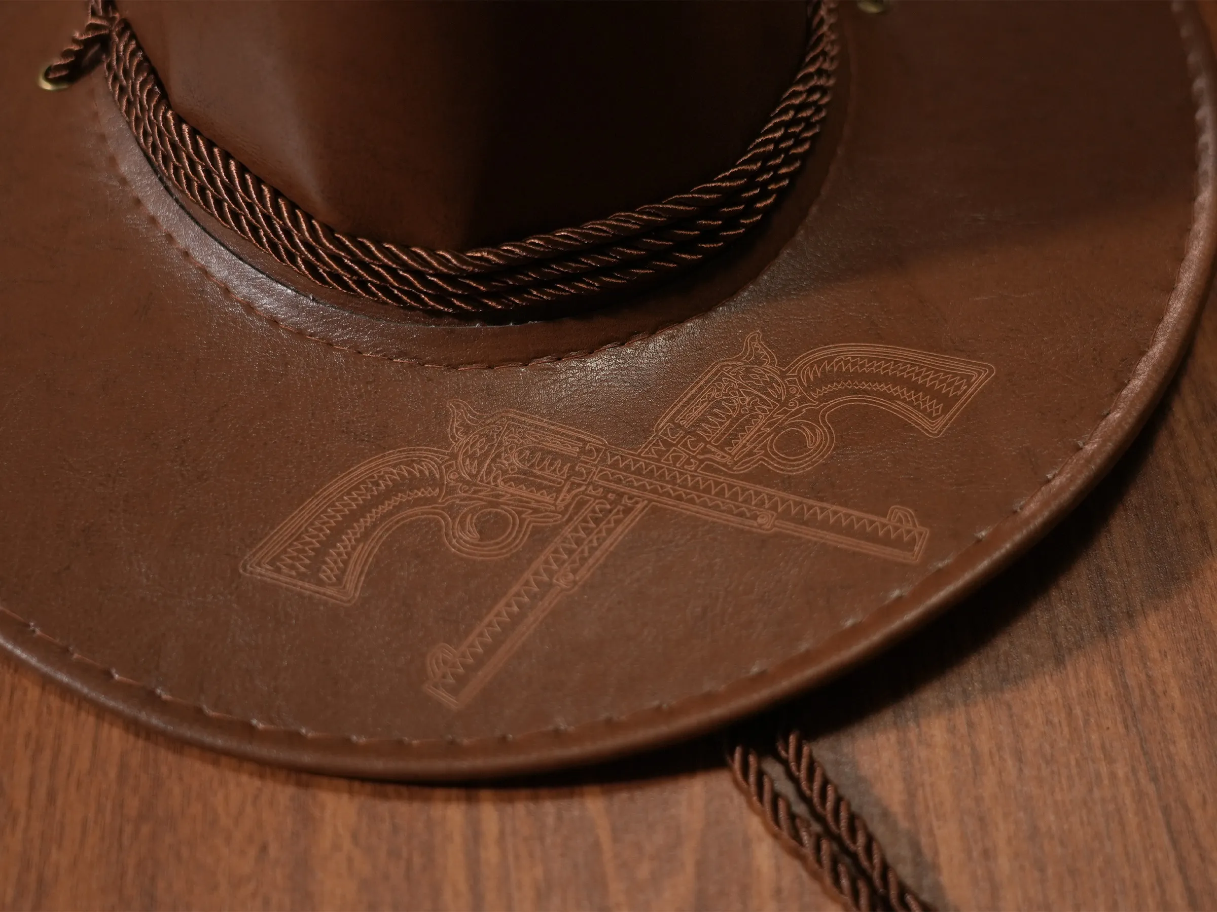 Leather Cowboy Hat image 2