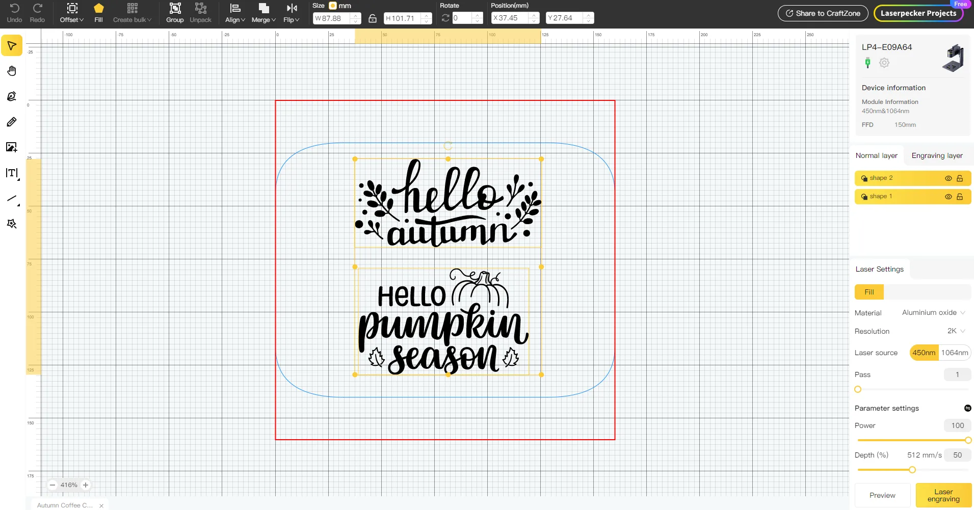 Autumn Coffee Cup Sleeve image 2