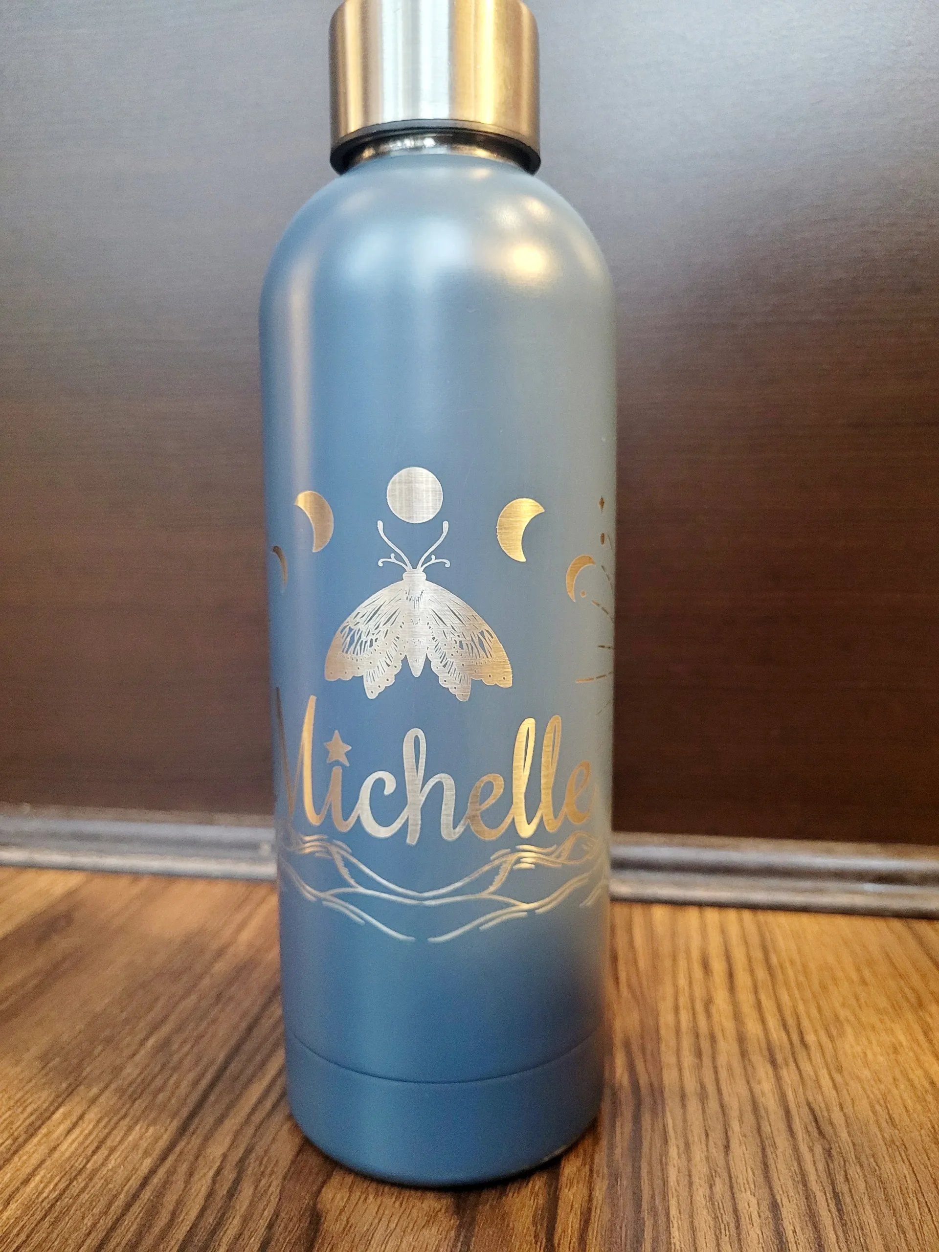 Mystical Wrapped Stainless Steel Water Bottle-Step3 Import your graphic into the LP workspace-1