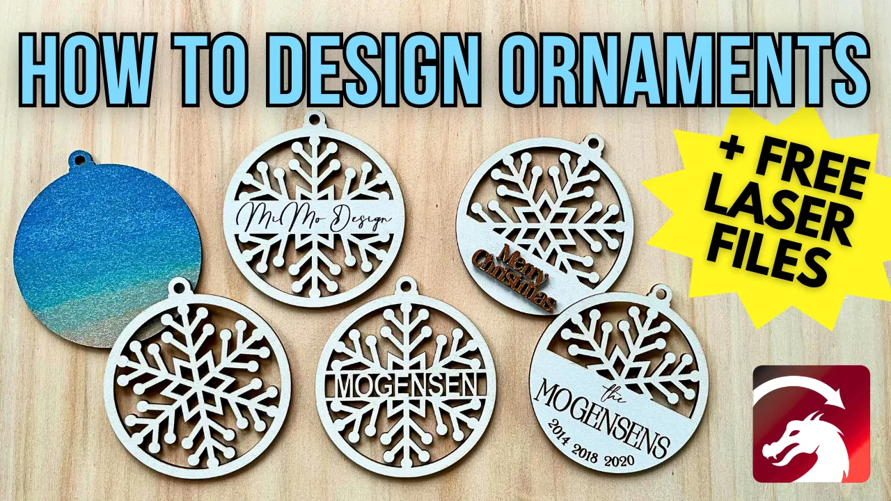 Designing Snowflake Ornaments & Free Files-Step1 Design and Cut or Simply Download for Free-1