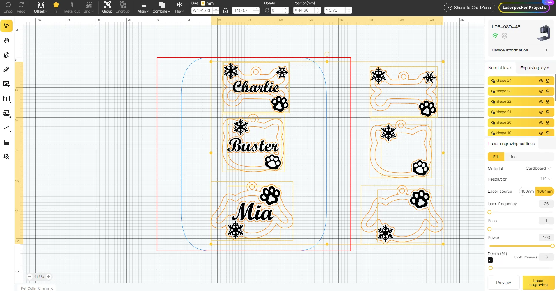 Pet Collar Charm-Step1 -1