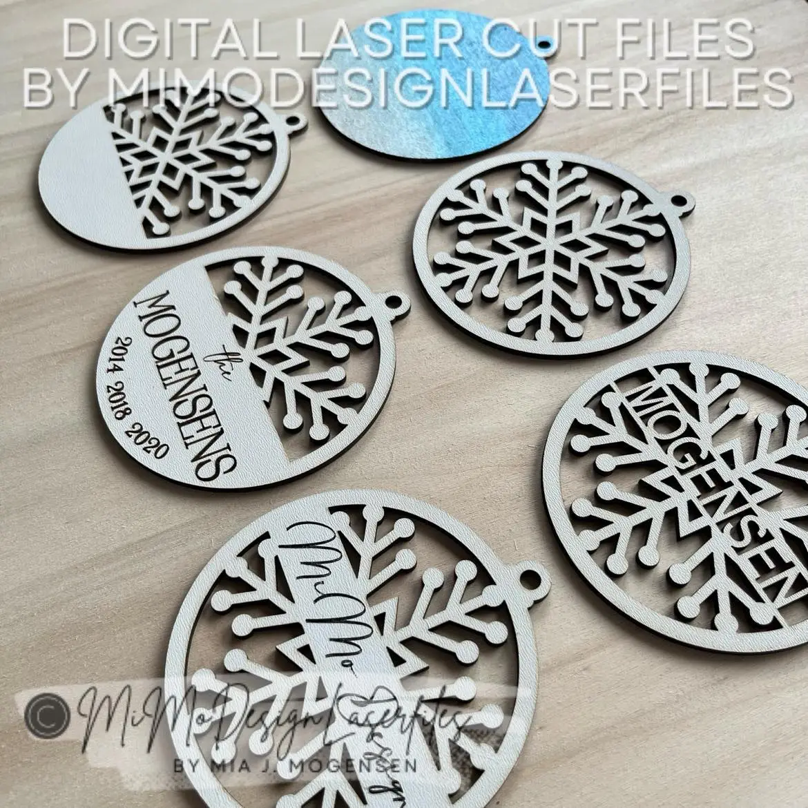 Designing Snowflake Ornaments & Free Files image 5