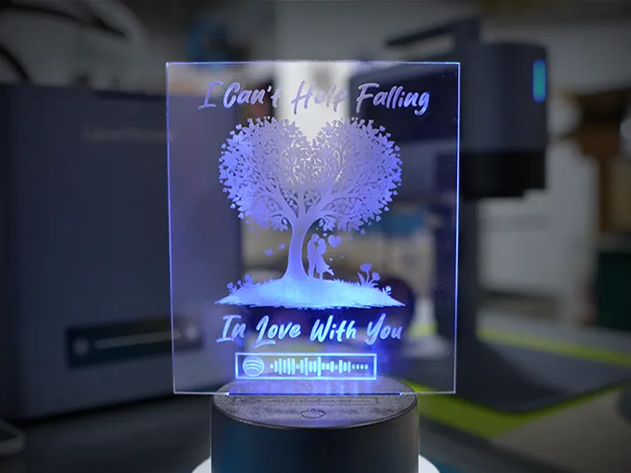 Falling in Love with You - LED Light - Working Spotify Code - Plays Song