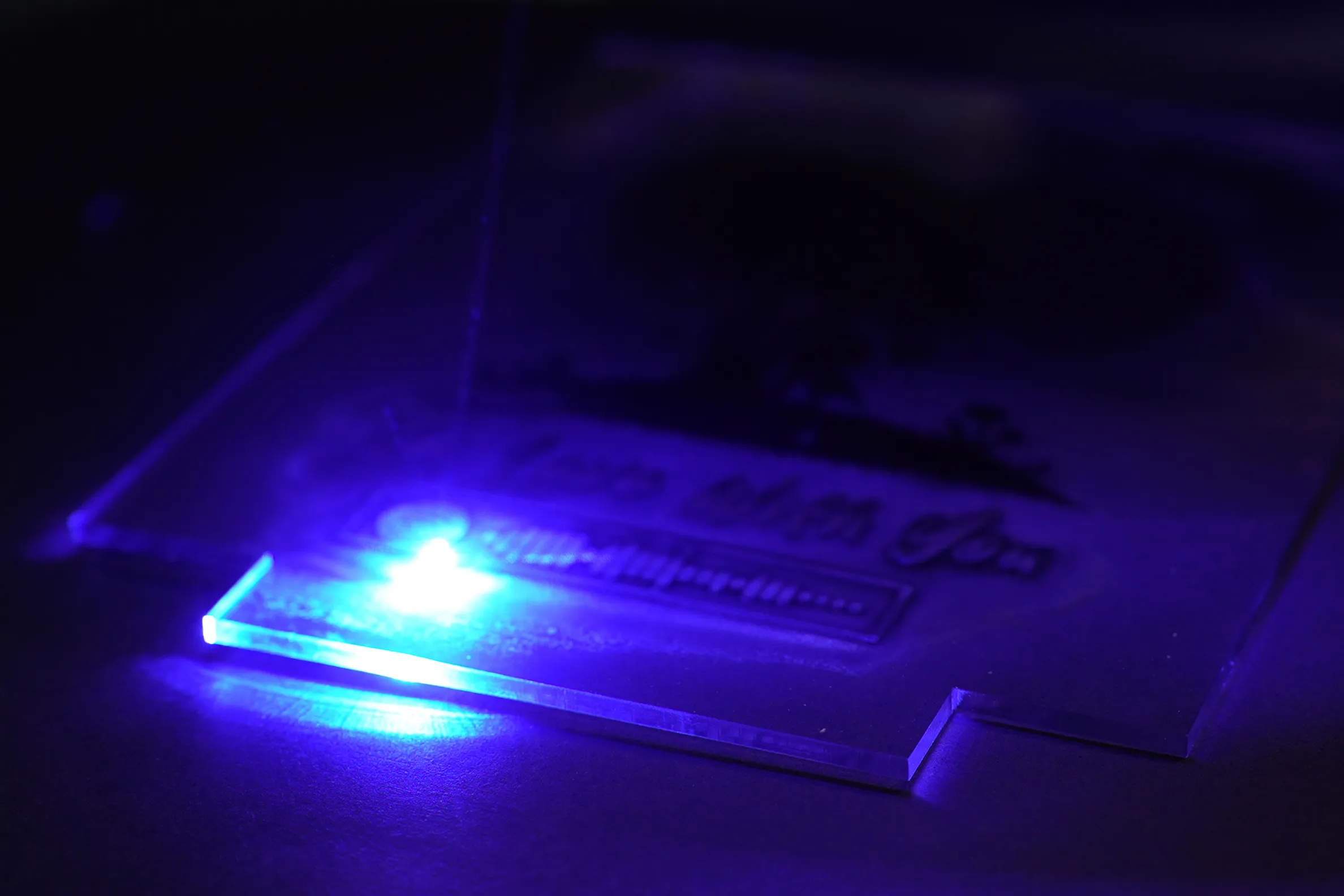 Falling in Love with You - LED Light - Working Spotify Code - Plays Song-Step3 Engrave the Design onto the Acrylic and Gently Wash After-2