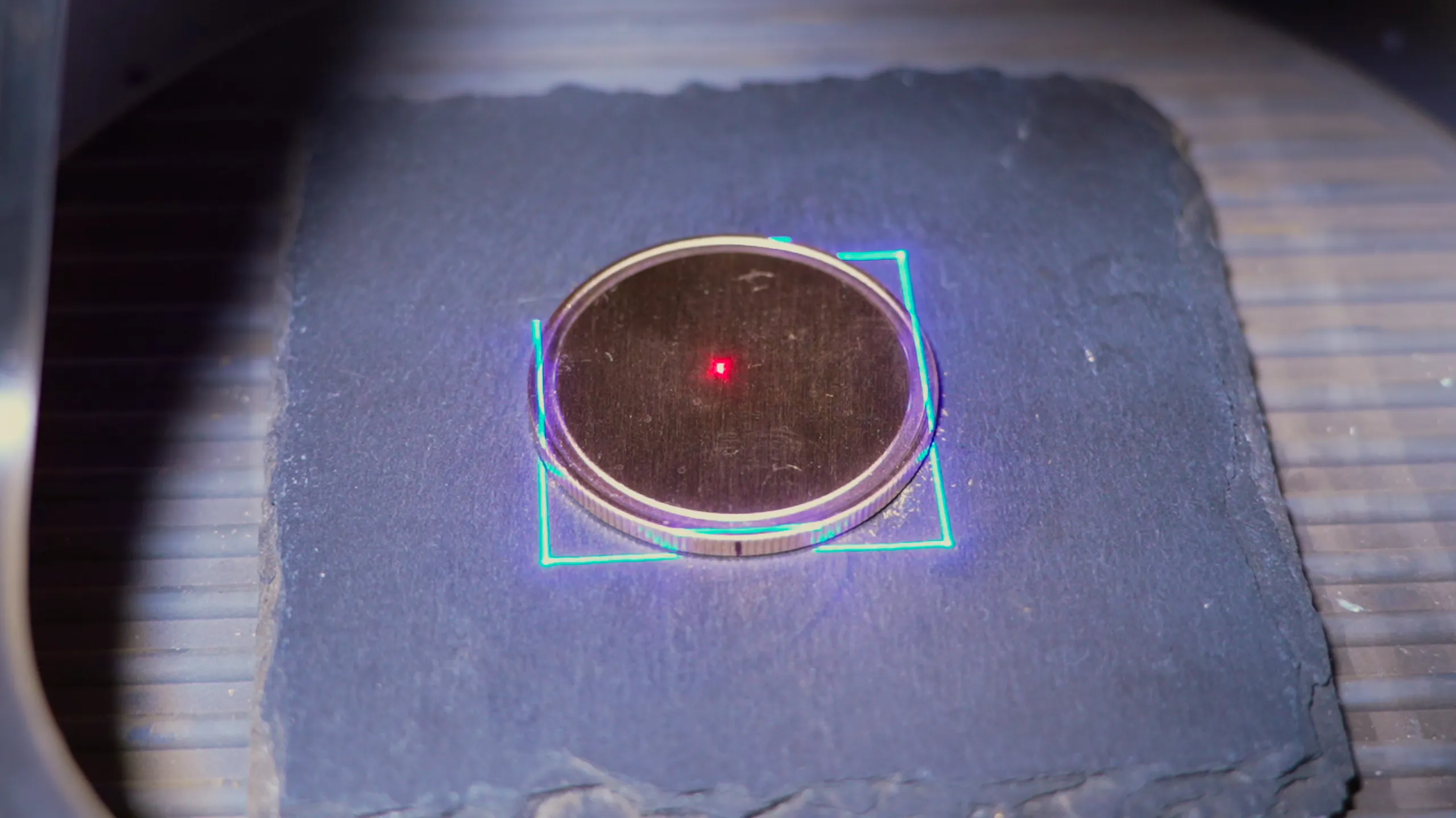 Lucky Coin (Back and Front)-Step4 Plug USB Into LP5, Preview, Adjust Coin and Laser Focus, then Engrave-3