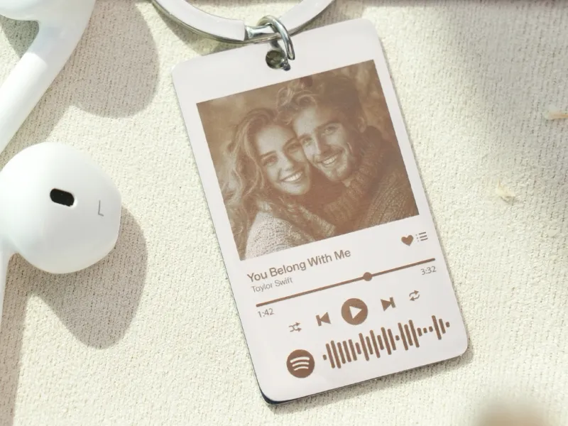Valentine's Day Music Keychain