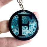 How to Design, Cut Acrylic & Resin Fill Monogram Keychains thumbnail 1