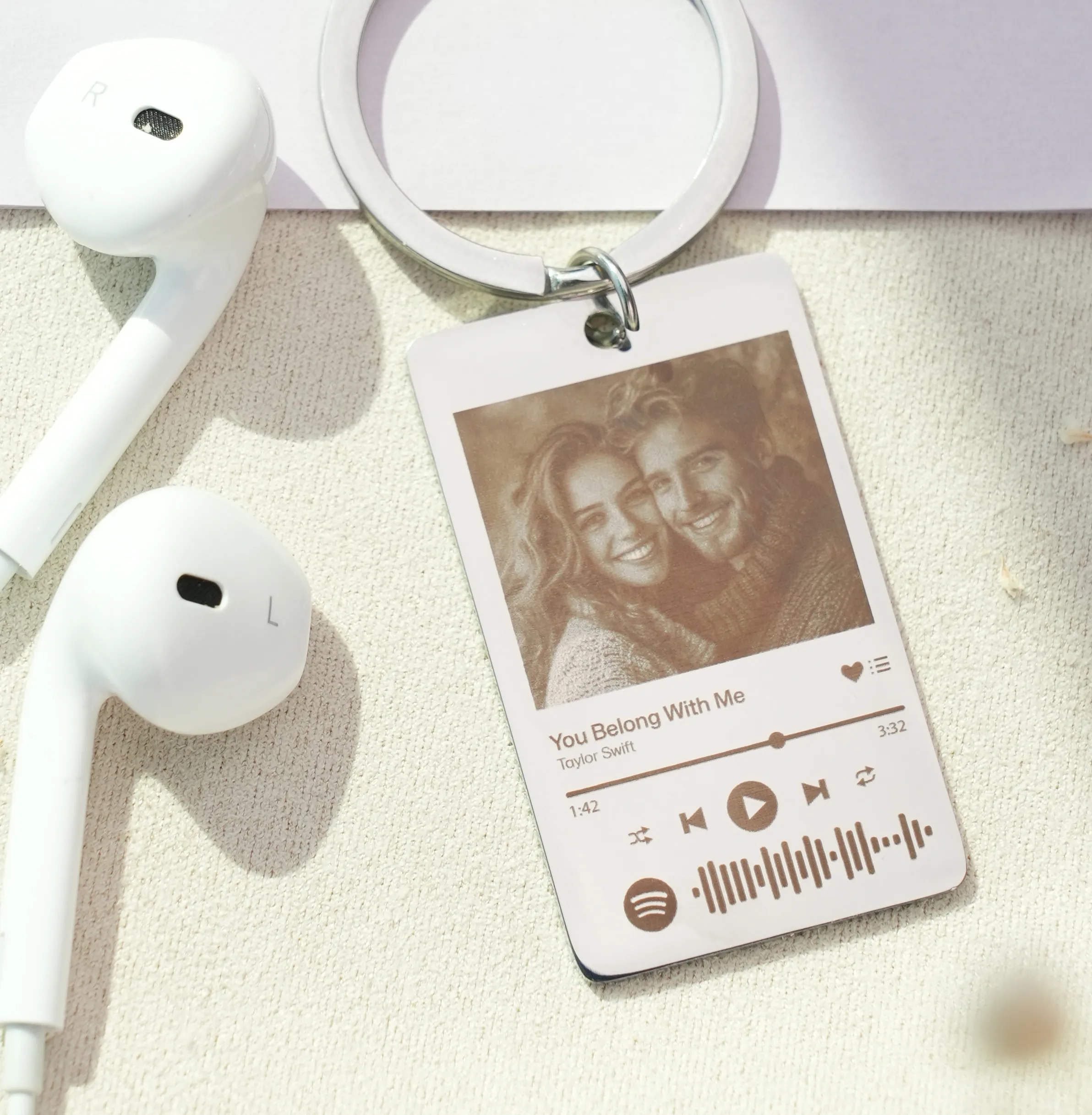 Valentine's Day Music Keychain image 1