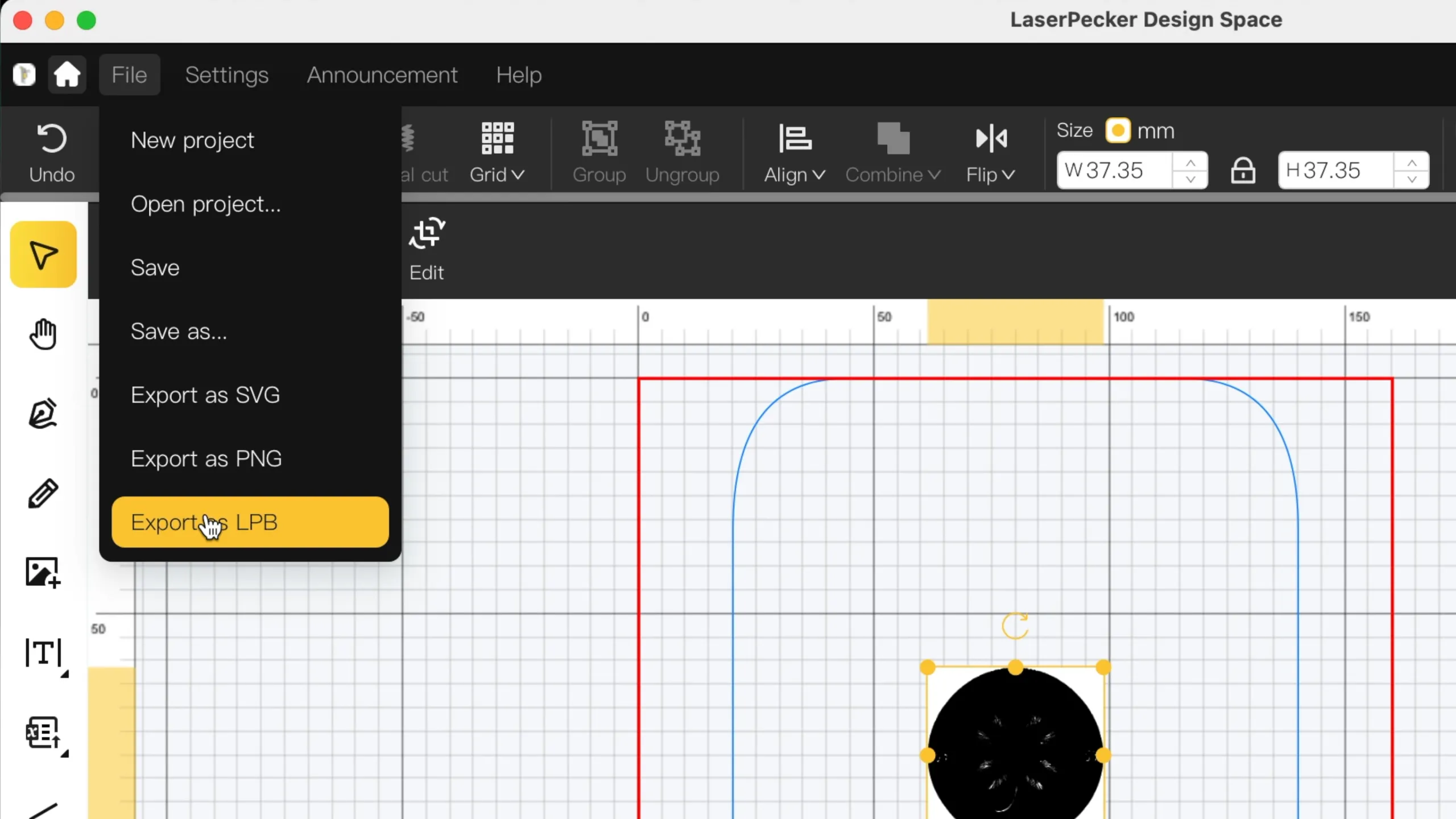 Lucky Coin (Back and Front)-Step3 Import Design, Set Parameters, and Create LPB File-3