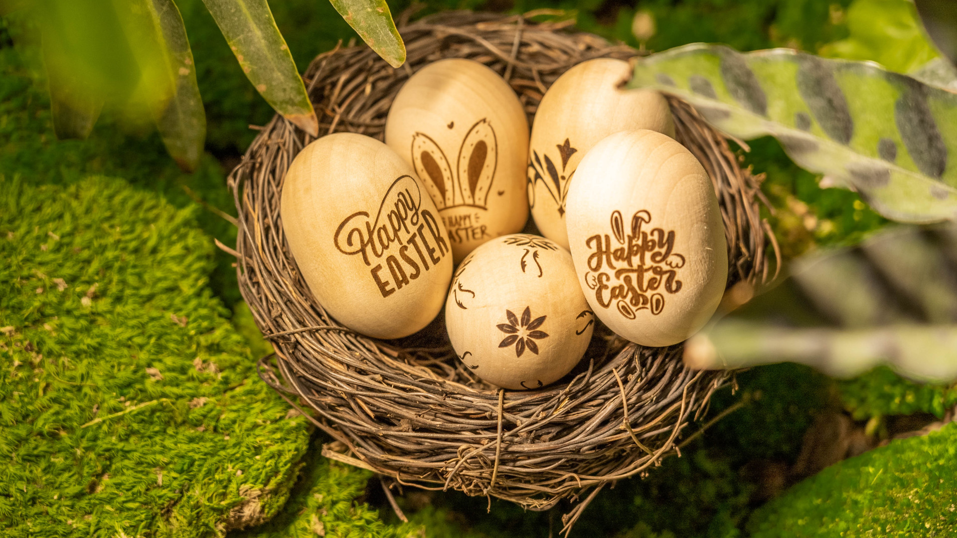 Laser Engraved Easter Eggs
