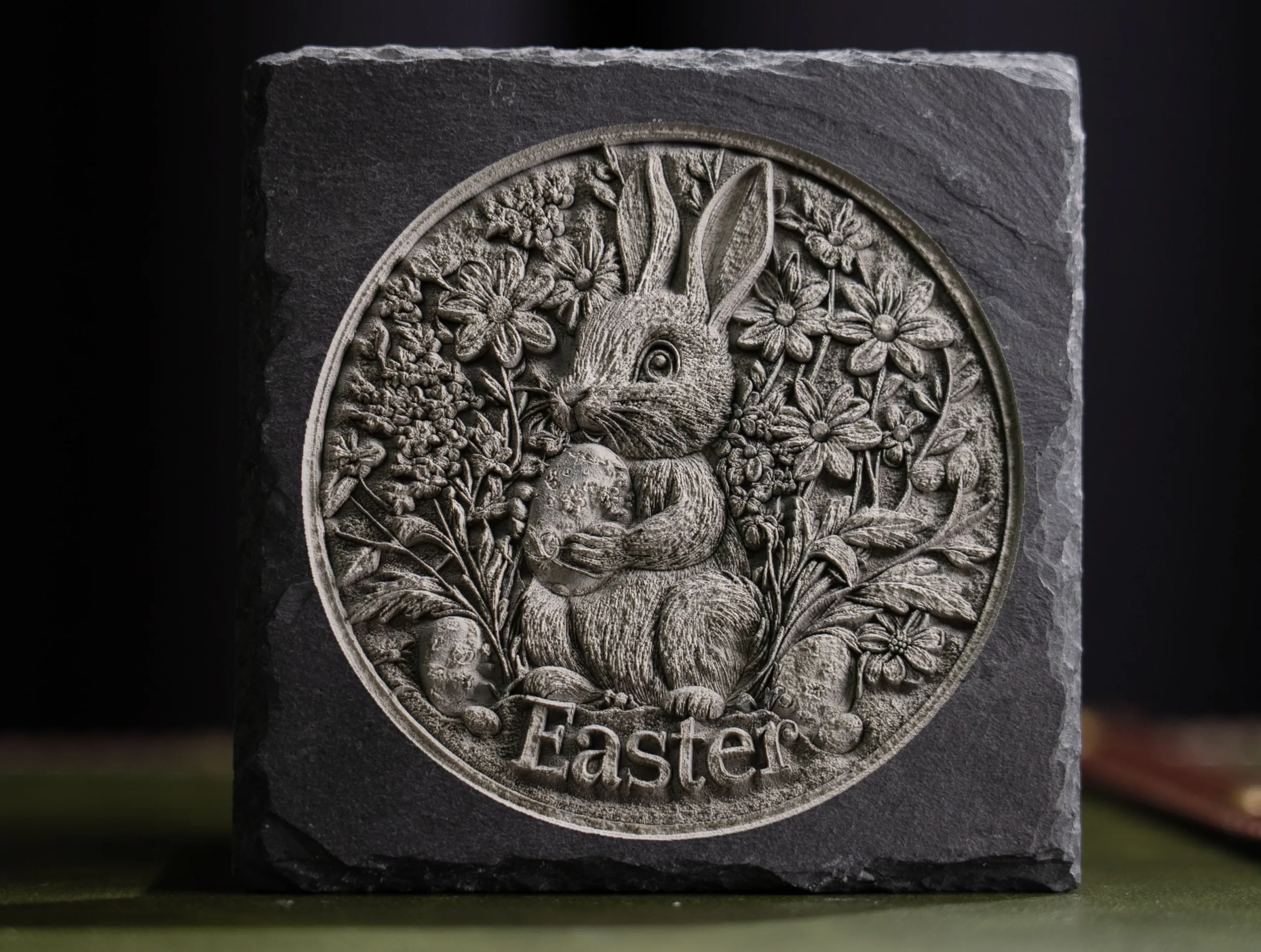 Easter Stone Coasters-Step2 -2