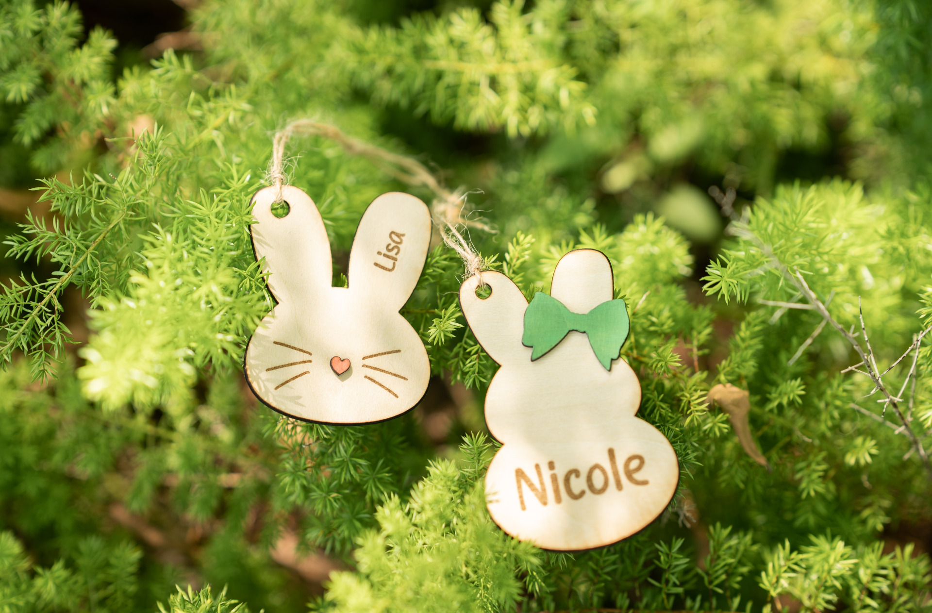 Laser Cut Easter Decoration Pendant