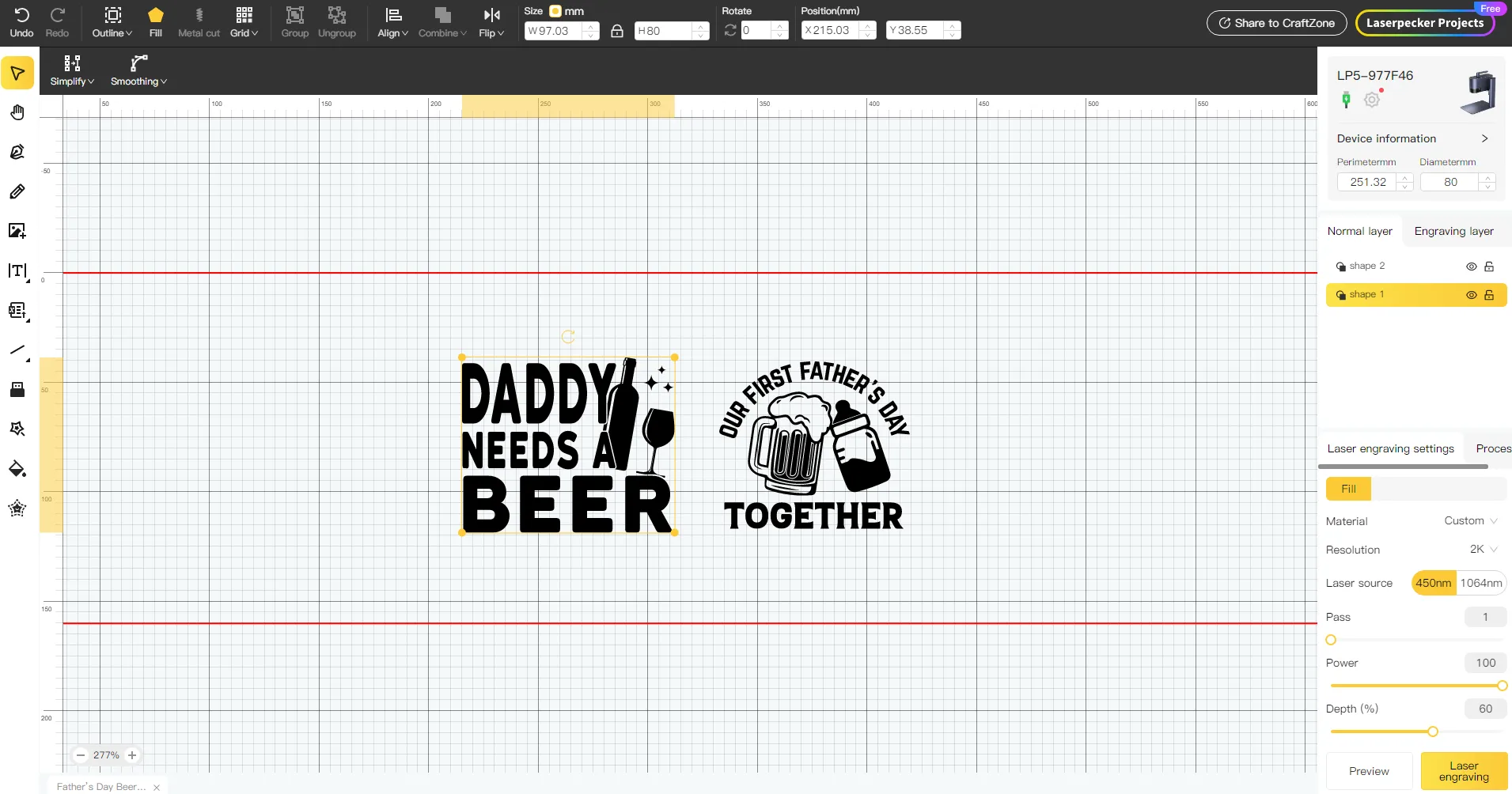 Father’s Day Beer Mug image 2