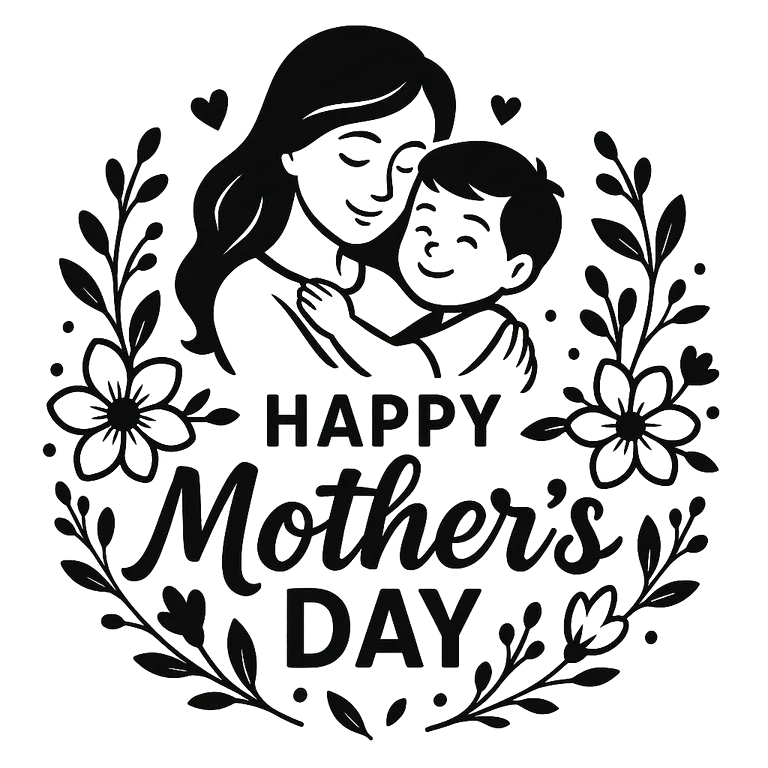 Happy Mothers Day on Glass <and painted> image 2