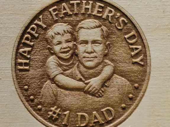 Father's day 3d illusion image 1