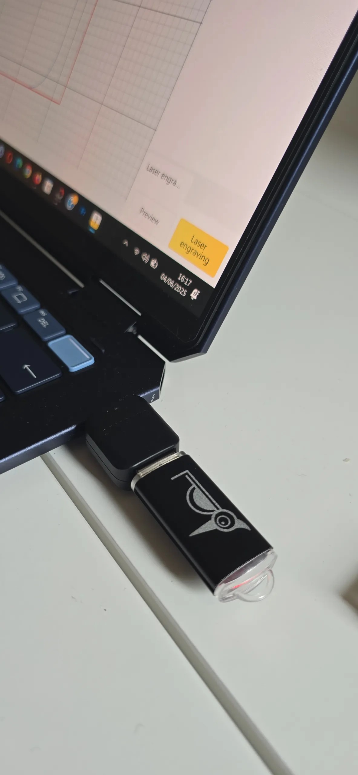 Engraved My LaserPecker USB Drive - Where I Keep All My Projects image 3