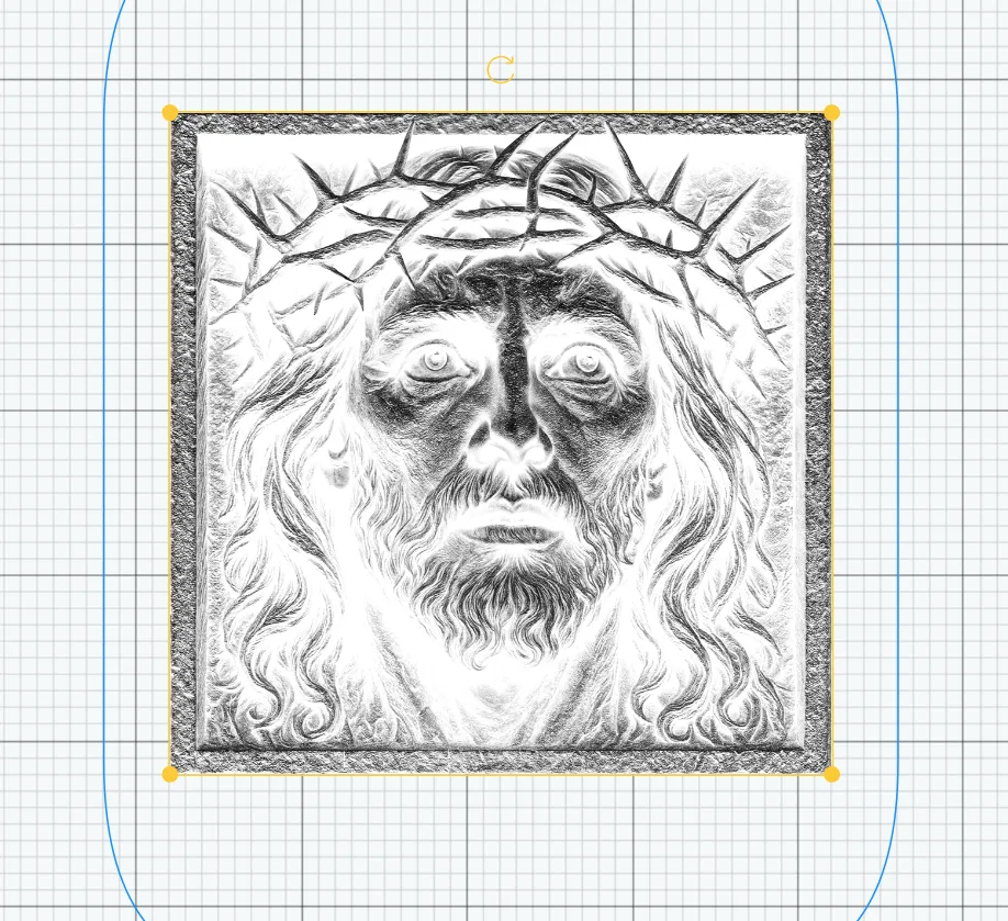 Crown of Grace – Engraved on Slate-Step1 -1