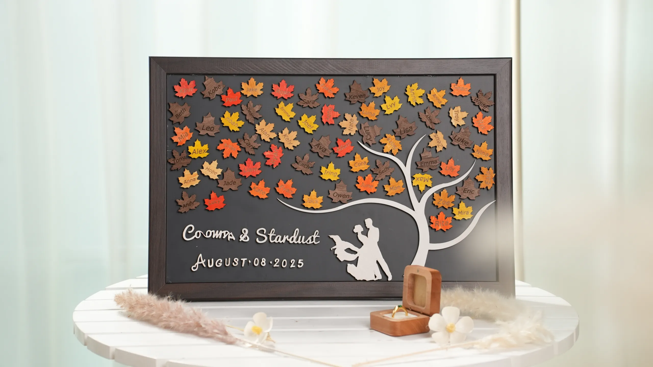 Wedding Guest Book Sign image 1