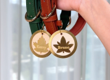 Autumn Dog Collar Tag thumbnail 2