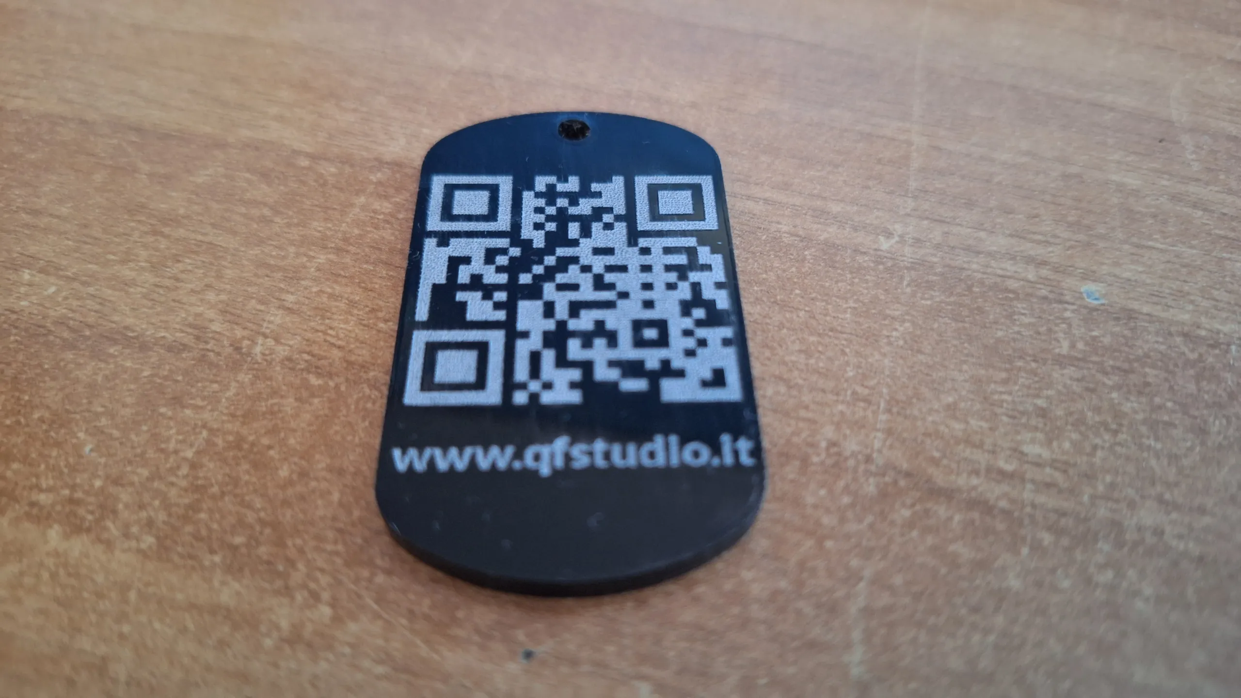 QRCode engaving on Acrylic image 1
