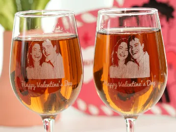 Valentine's Day Glass