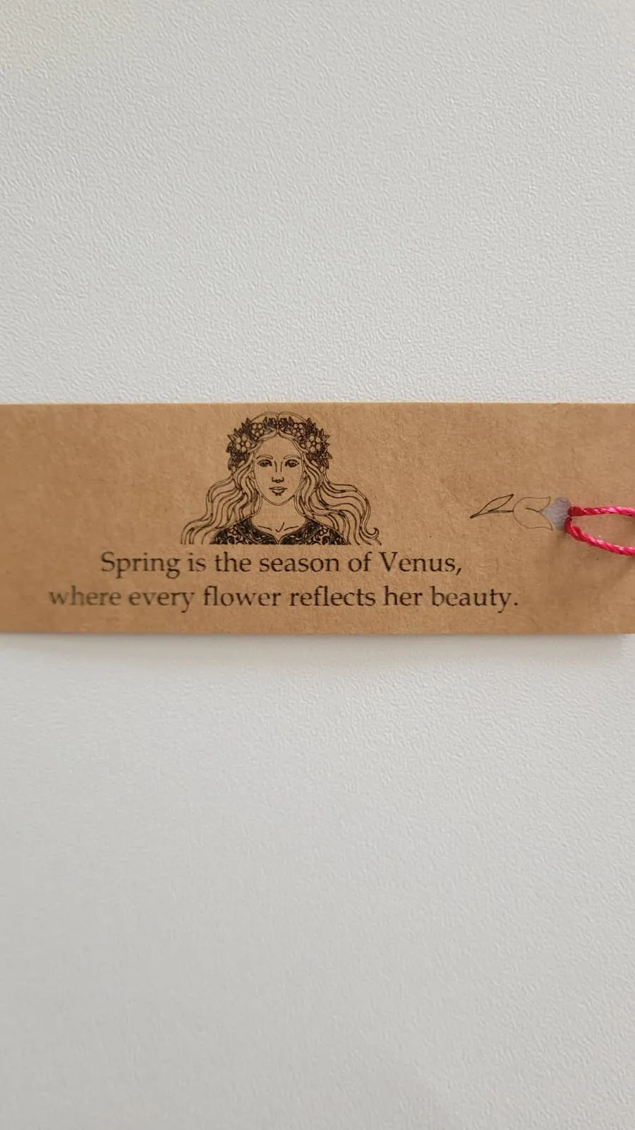Venus Spring Bookmark-Step1 Fill Text-2