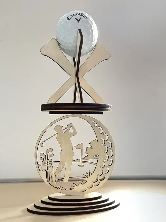 Dad's Hole-In-One Keepsake Display-Step1 -1